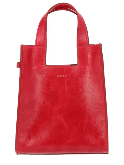 Bally Logo-plaque Shoulder Bag In Pattern