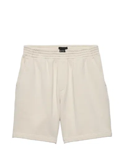 Prada Cotton Bermudas In Neutral