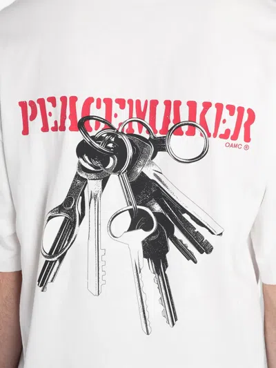 Peacemaker Oamc Graphic-print T-shirt In White