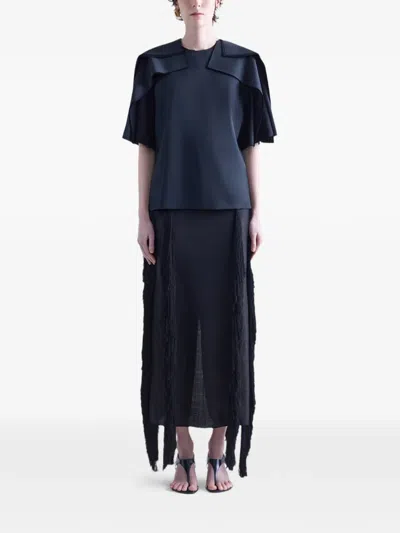 Fforme Peris Layered T-shirt In Blue