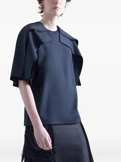 Fforme Peris Layered T-shirt In Blue