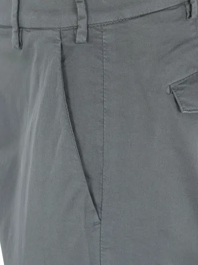 Michael Coal Flap-pocket Trousers In Gray