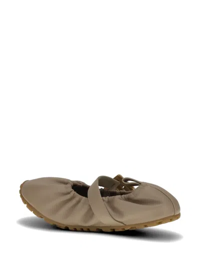 Balmain Buckle-strap Ballet Flats In Multi