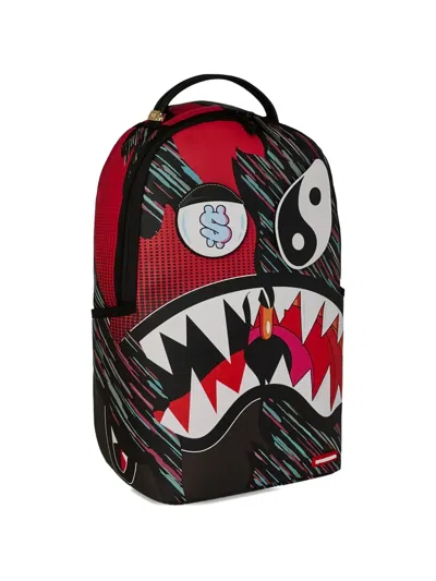 Sprayground Kid Hyper Driven Shark Graphic-print Backpack In Pattern