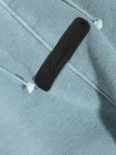 Essentials Logo-patch Track Pants In Blue