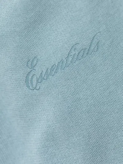 Essentials Logo-patch Track Pants In Blue