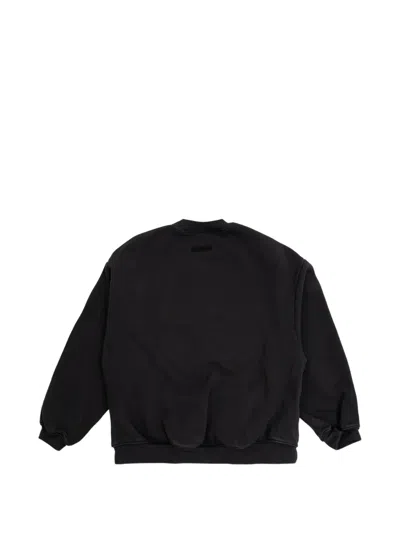 Essentials Logo-print Sweatshirt In Black