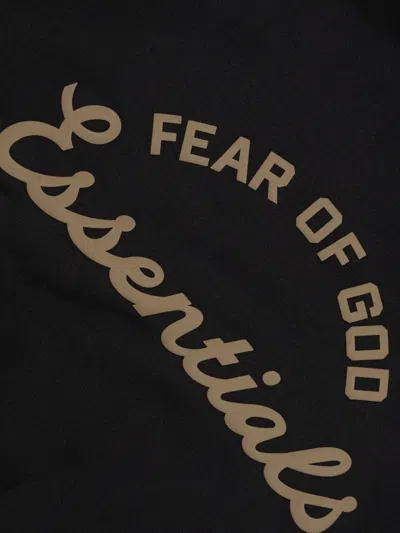 Essentials Logo-print Sweatshirt In Black