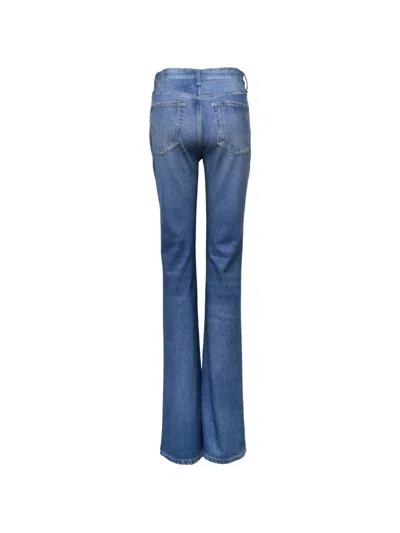 Rag & Bone Rb Miramar Ponte Dahlia Mid Rise Flare Jeans In Blue