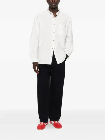 A.p.c. A. P.c. Button Pocket Shirt In White
