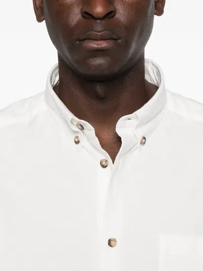 A.p.c. A. P.c. Button Pocket Shirt In White