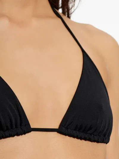 Balmain Triangle-top Bikini In Black