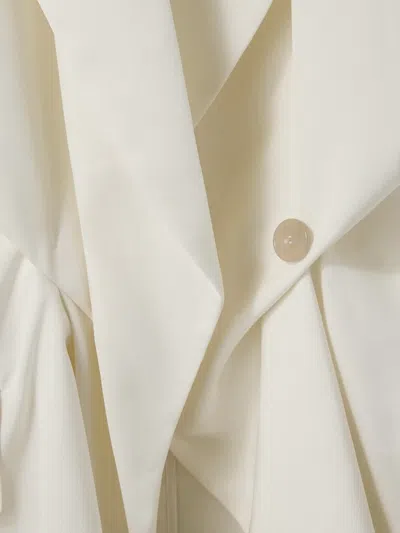 Recto Draped-detail Blazer In Neutral