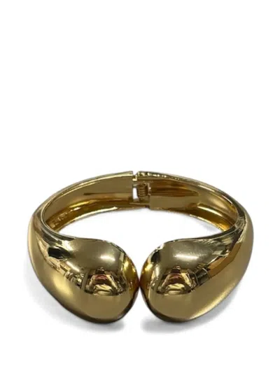 Merci Maracuja Hinged Bangle In Gold