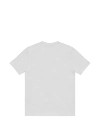 Msgm Logo-print Cotton T-shirt In White