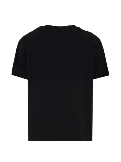 Msgm Logo-print Short-sleeve T-shirt In Black