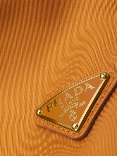 Prada Re-nylon Cap In Orange