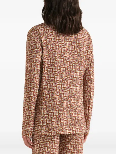Maliparmi Mini Mouliné Jacket In Multi