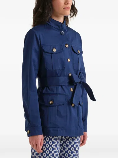 Maliparmi Belted Button-fastening Jacket In Multi