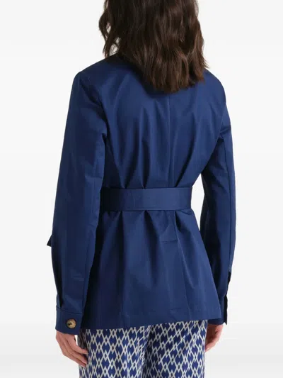 Maliparmi Belted Button-fastening Jacket In Multi