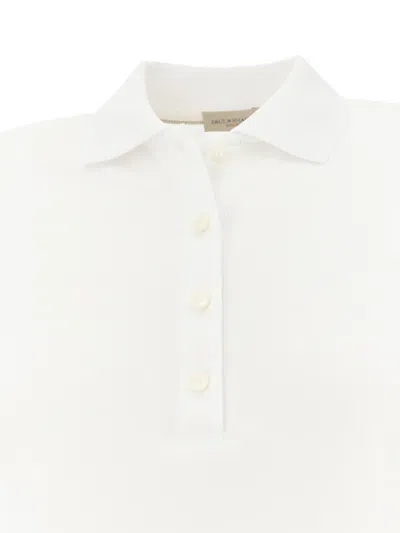 Paul & Shark Supima Cotton Polo Shirt In White