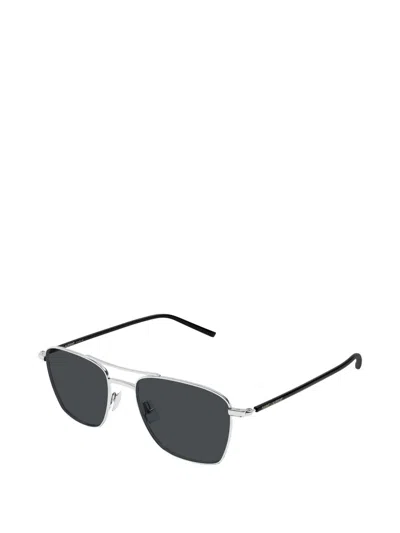 Saint Laurent Pilot-frame Sunglasses In Black