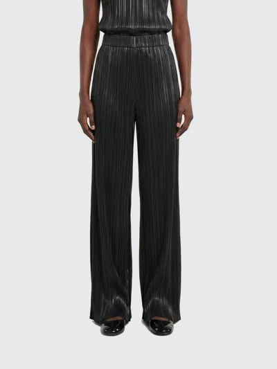 Phoebe Philo Chic Razor Trousers With Mini Pattern Design In Black