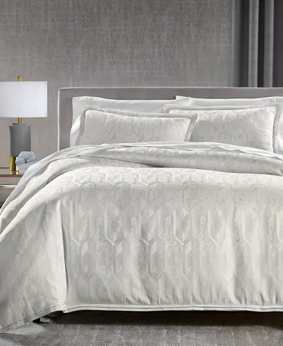 Hotel Collection Tessera Solid 3-pc. Comforter Set, King, Macy's Exclusive In Gray