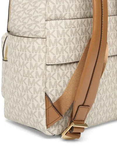 Michael Kors Tanner Monogram-print Backpack In White