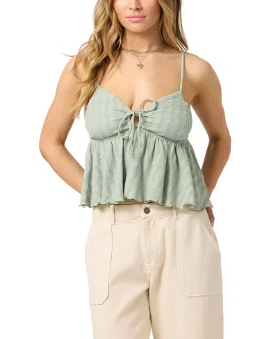 O'neill Dellia Cutout Camisole In Green