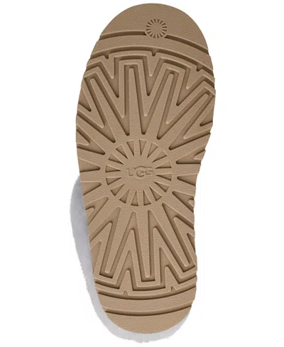 Ugg Blue Platform Slippers In Blue