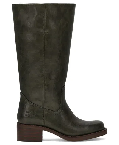 Frye And Co Miranda 14 Wide Calf In Green