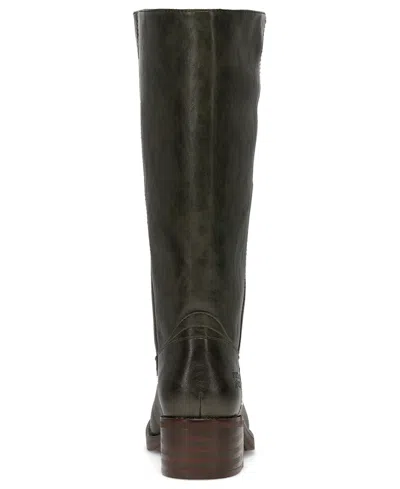 Frye And Co Miranda 14 Wide Calf In Green