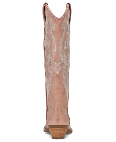 Frye And Co Irlene Tall Deco Stitch In Pink