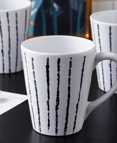 Stone Lain Nova Stoneware 16-piece Dinnerware Set In White