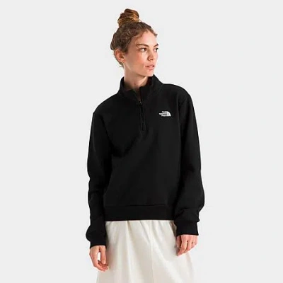 The North Face Evolution Quarter Zip Pullover In Black