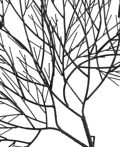 Phillips Collection Wire Tree Rectangular Metal Wall Art In Black