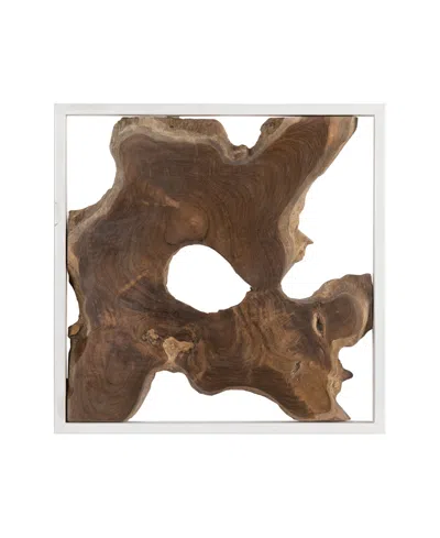 Phillips Collection Framed Slice Wall Tile In Brown