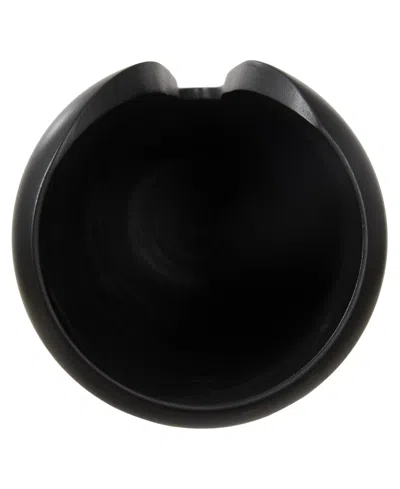 Phillips Collection Interval Medium Wood Vase In Black