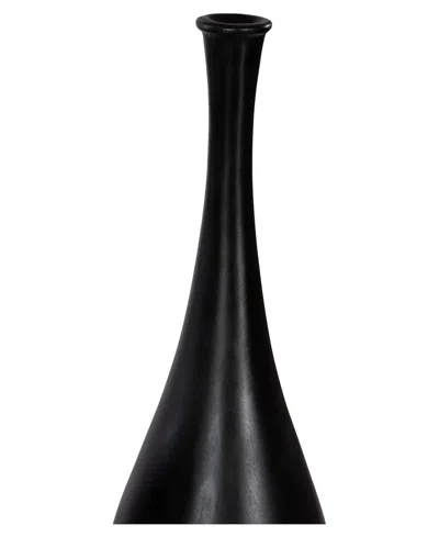 Phillips Collection Trumpet Medium Vase In Black
