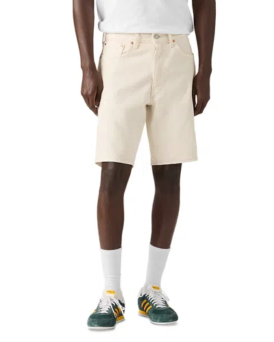 Levi's 501 Original Straight Lightweight Denim Shorts In Neutral