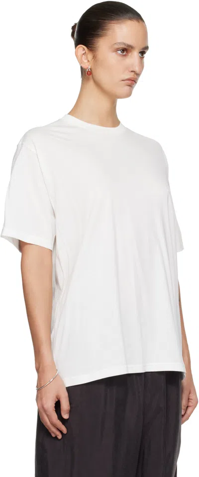 Ssstein White Suvin Cotton Basic T-shirt In White