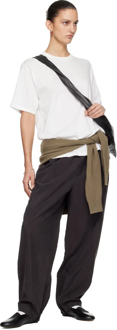Ssstein White Suvin Cotton Basic T-shirt In White