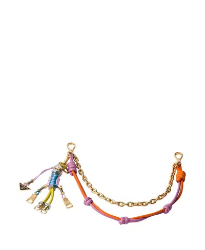 Prada Pop Strings Keychain Charm In Red