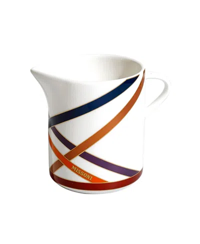 Missoni Nastri Geometric-print Creamer In Multi