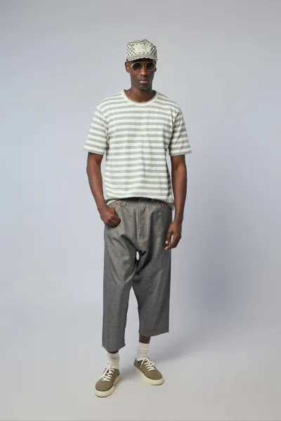 Junya Watanabe Horizontal-stripe T-shirt In Multi