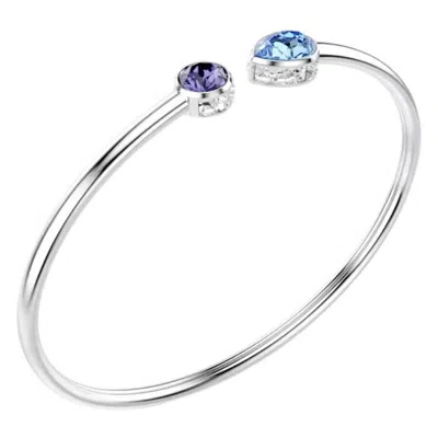 Swarovski Chroma Crystal-embellished Open Bangle In Yellow