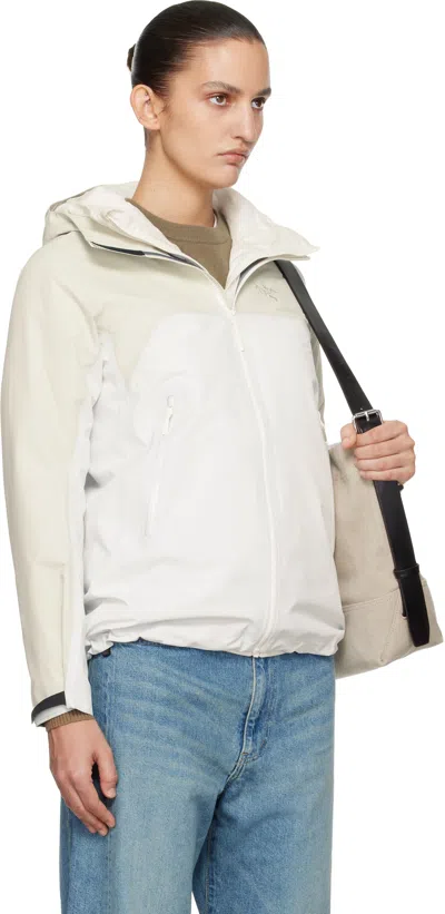 Arc'teryx Off-white Beta Jacket In White