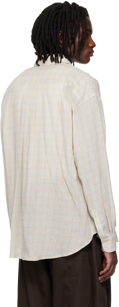 Sage Nation Chisholm Check-pattern Shirt In Neutral