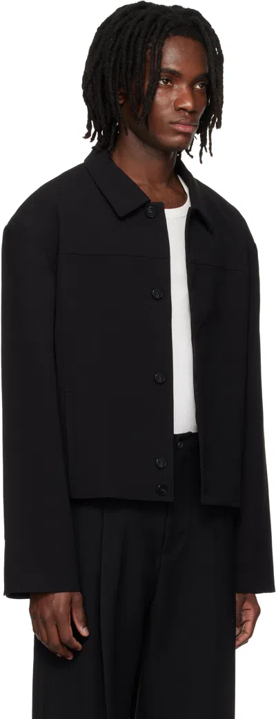 Entire Studios Black Craft Jacket In Black